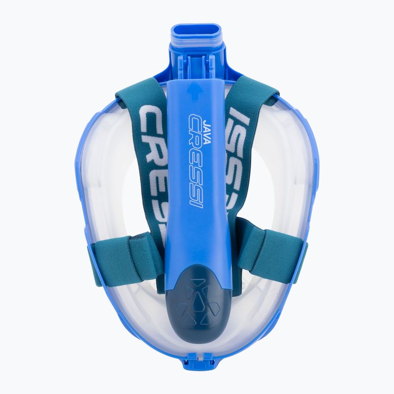 Maschera integrale per snorkeling Cressi Java Full Face blue/blue navy 5