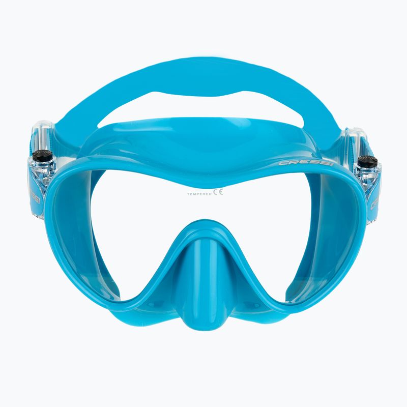 Maschera subacquea Cressi F1 Small turchese 2