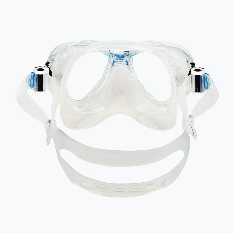 Set da immersione Cressi Marea + Seal Dry Jr trasparente/azzurro 6