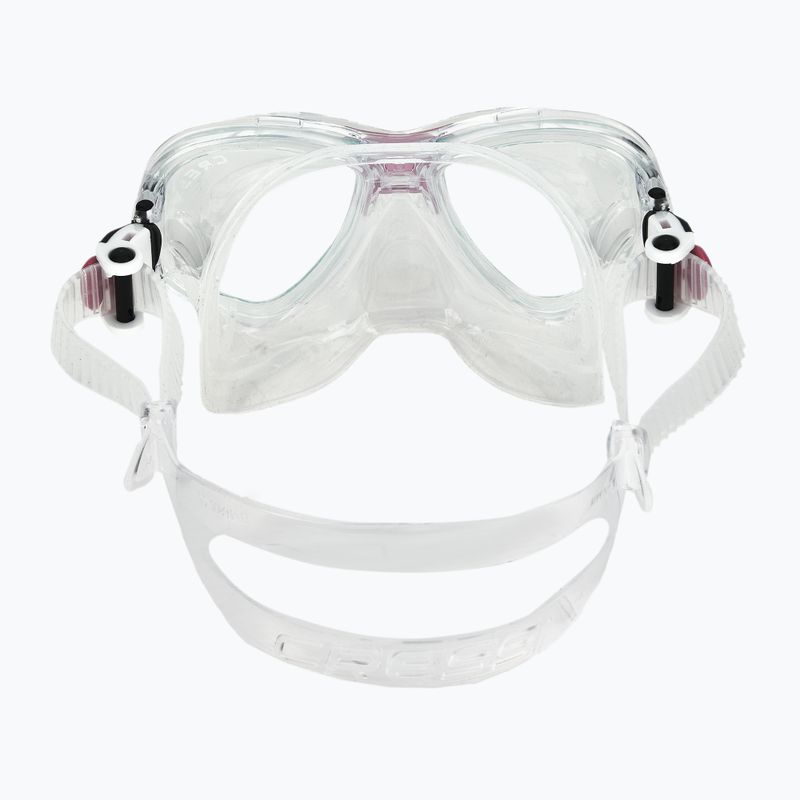 Set da immersione Cressi Marea + Seal Dry Jr chiaro/rosa 6