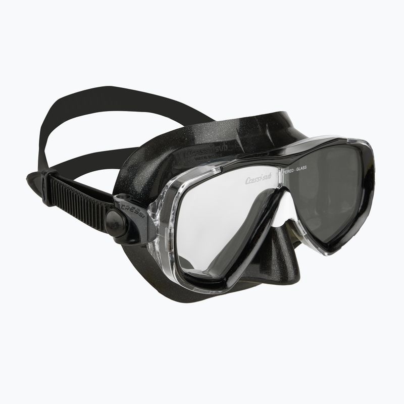 Cressi Estrella + Seal Dry set subacqueo nero/nero 2
