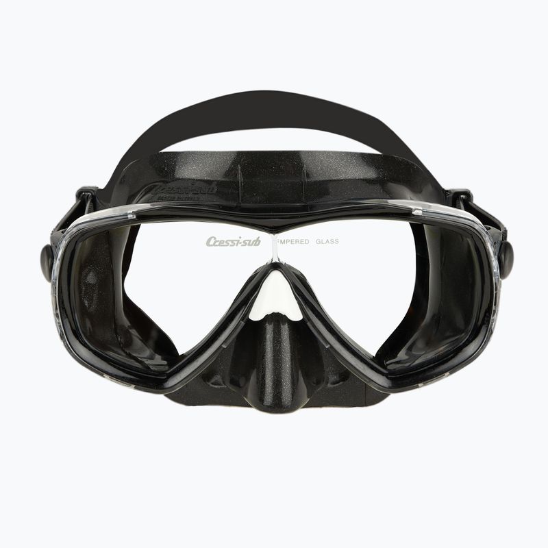Cressi Estrella + Seal Dry set subacqueo nero/nero 4