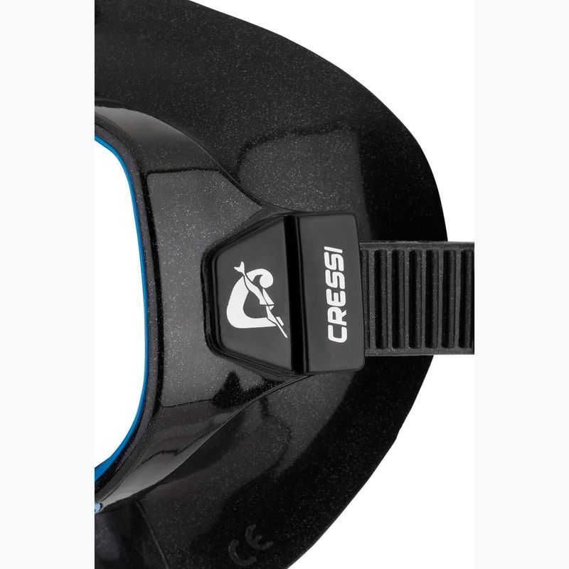 Maschera subacquea Cressi Perla nero/blu 4