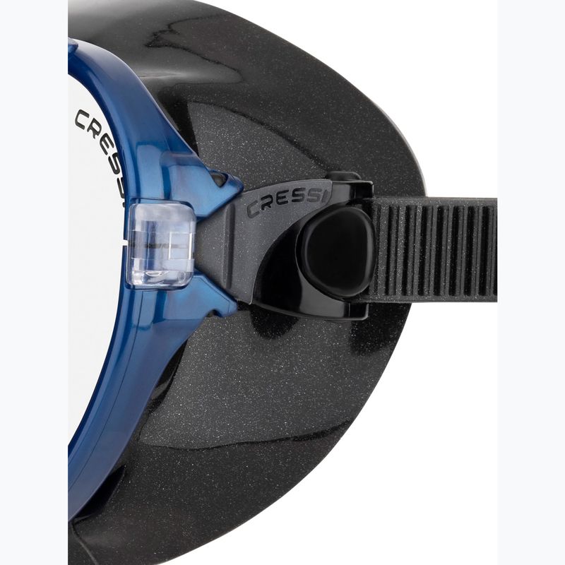 Maschera subacquea Cressi Ocean nero/blu 4