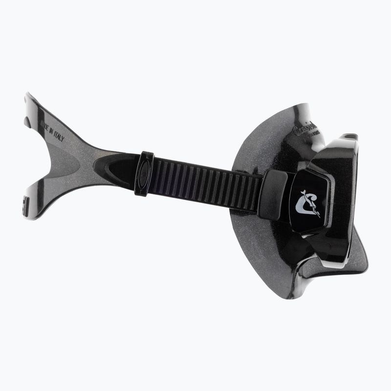 Maschera subacquea Cressi Focus nero/nero/argento 3