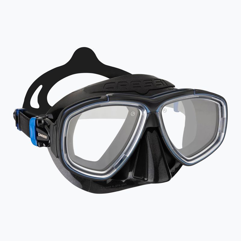 Maschera subacquea Cressi Prisma nero/blu