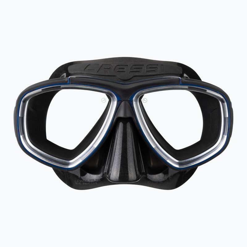 Maschera subacquea Cressi Prisma nero/blu 2