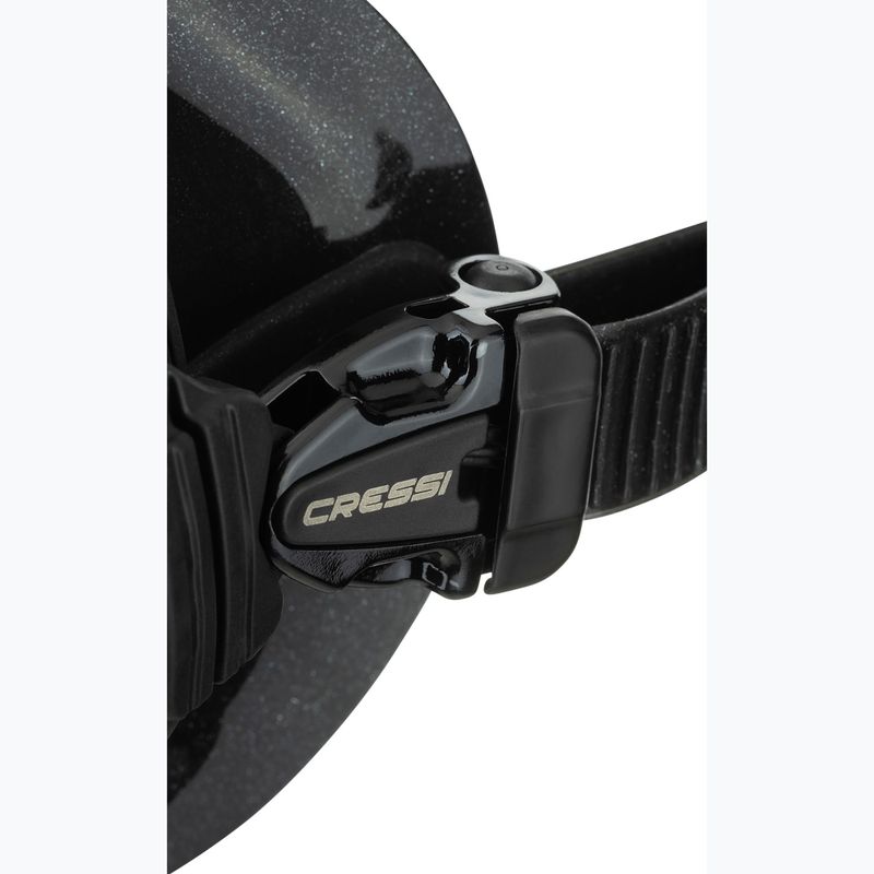 Maschera subacquea Cressi Prisma nero/nero 4