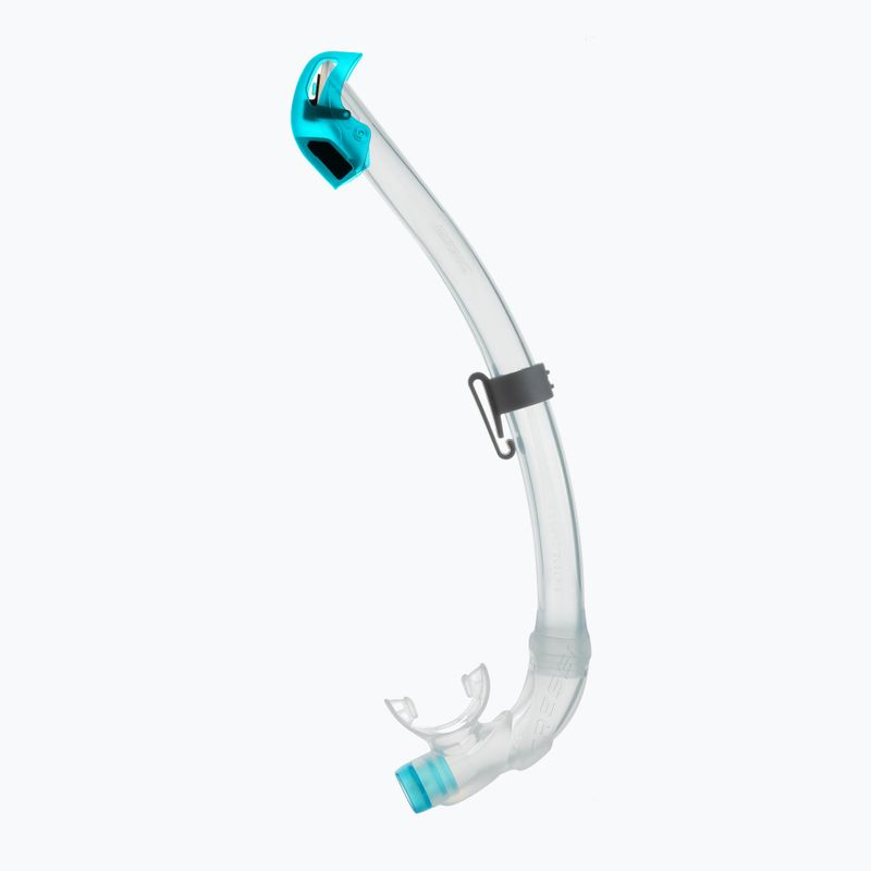 Snorkel per bambini Cressi Seal Dry chiaro/acquamarina