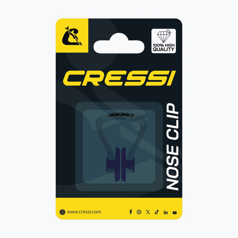 Cressi Comfort Nose Clip blu 2
