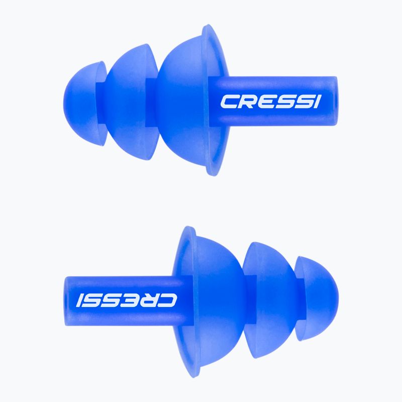 Cressi Aqua Kit tappi per le orecchie + clip per il naso blu 3