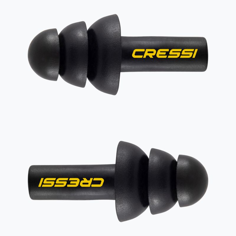 Cressi Aqua Kit tappi per le orecchie + clip per il naso nero 3