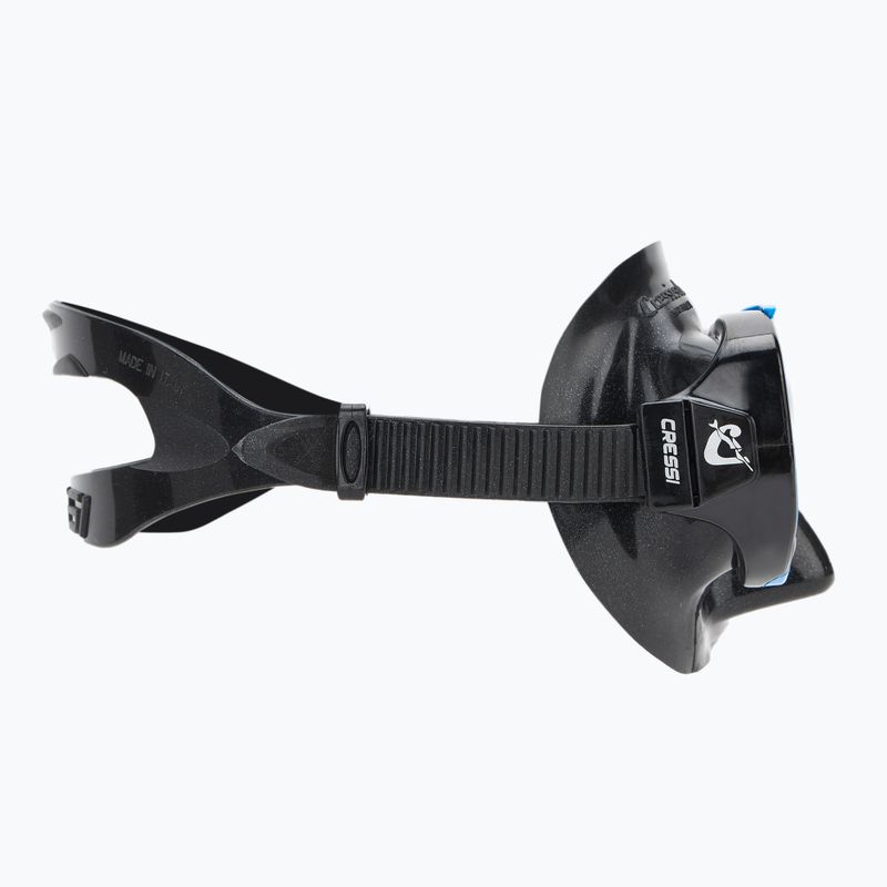 Set da immersione Cressi Perla + Messico nero/blu 4