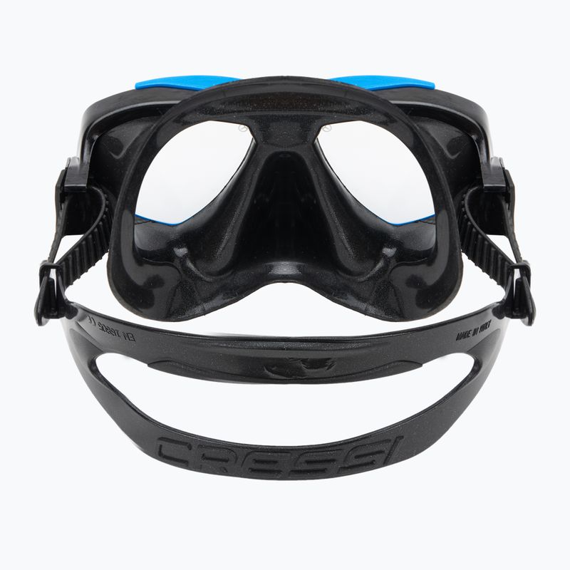 Set da immersione Cressi Perla + Messico nero/blu 5