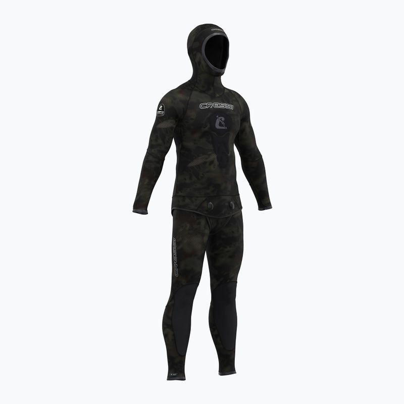 Muta subacquea a due pezzi Cressi Posidonia 5mm camouflage 2