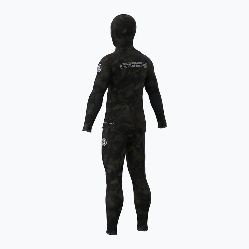 Muta subacquea a due pezzi Cressi Posidonia 5mm camouflage 3