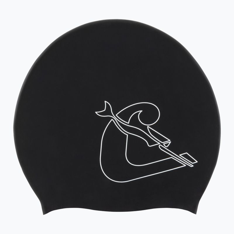 Cressi Loira Cuffia per capelli lunghi nero/bianco 2