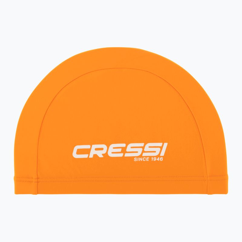 Cuffia Cressi Tago arancio/bianco