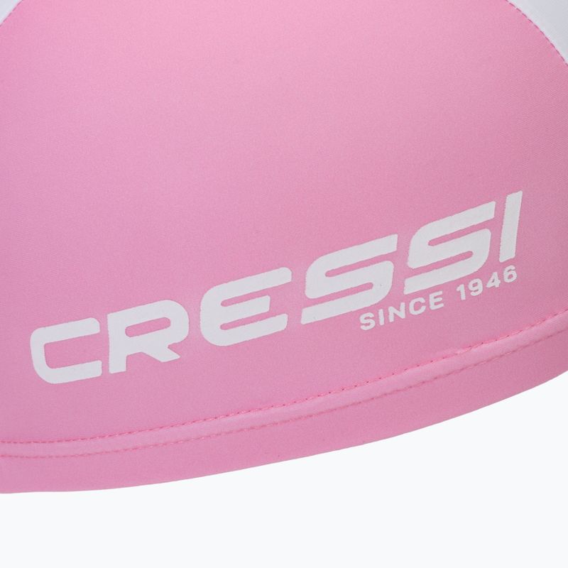 Cuffia da bagno per bambini Cressi Tago rosa/bianco 3