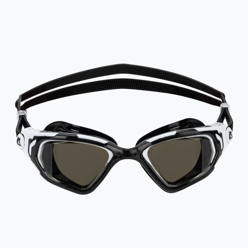 Occhiali da nuoto Cressi Vortex nero/fumo bianco 2
