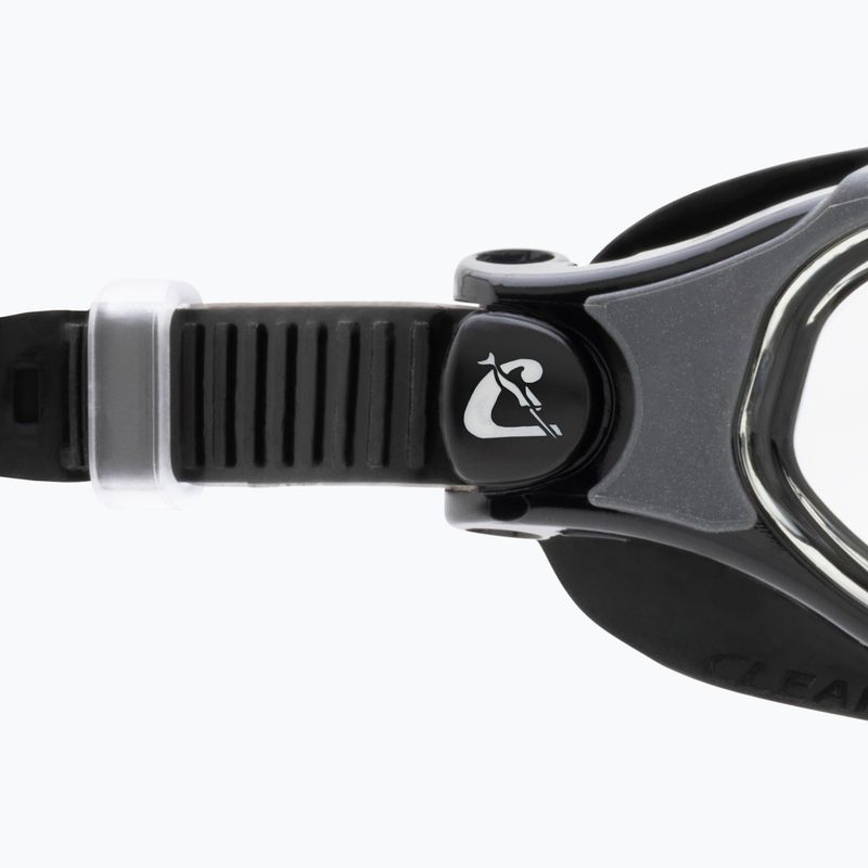 Occhiali da nuoto Cressi Clear Eyes nero/grigio 3
