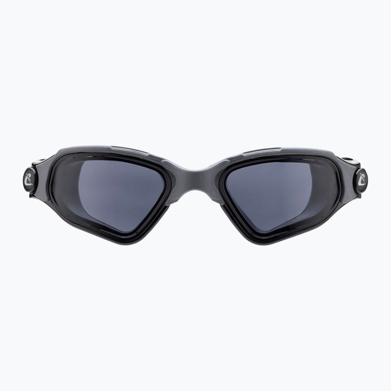 Occhiali da nuoto Cressi Clear Eyes nero/grigio fumo 2