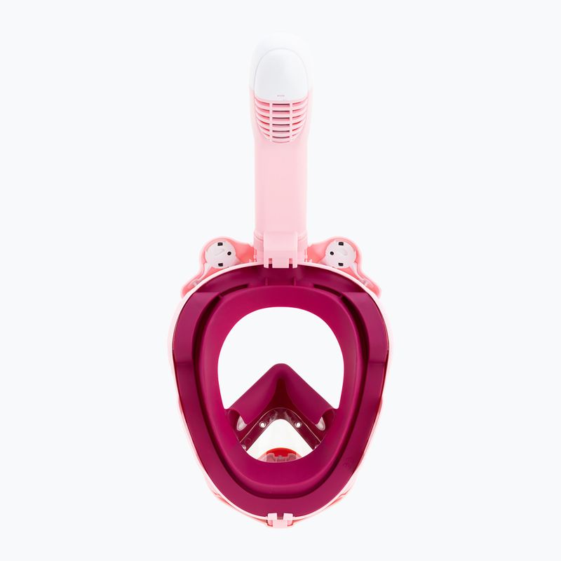 Maschera facciale integrale da snorkeling per bambini Cressi Kiddy Full Face Jr pink/purple/white 6