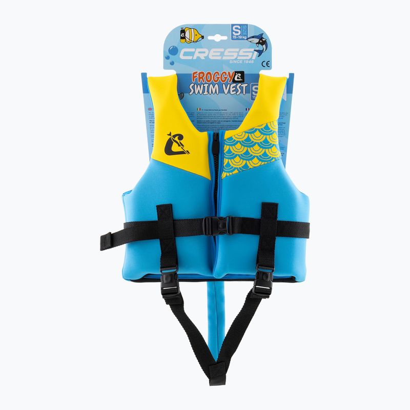 Giubbotto da nuoto per bambini Cressi Froggy azure/yellow 5