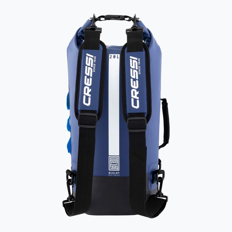 Sacca impermeabile Cressi Ocelot Dry Bag 20 l blue/light blue 2