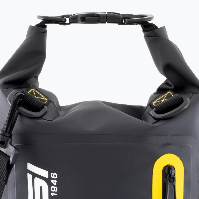 Sacca impermeabile Cressi Ocelot Dry Bag 10 l black/yellow 3