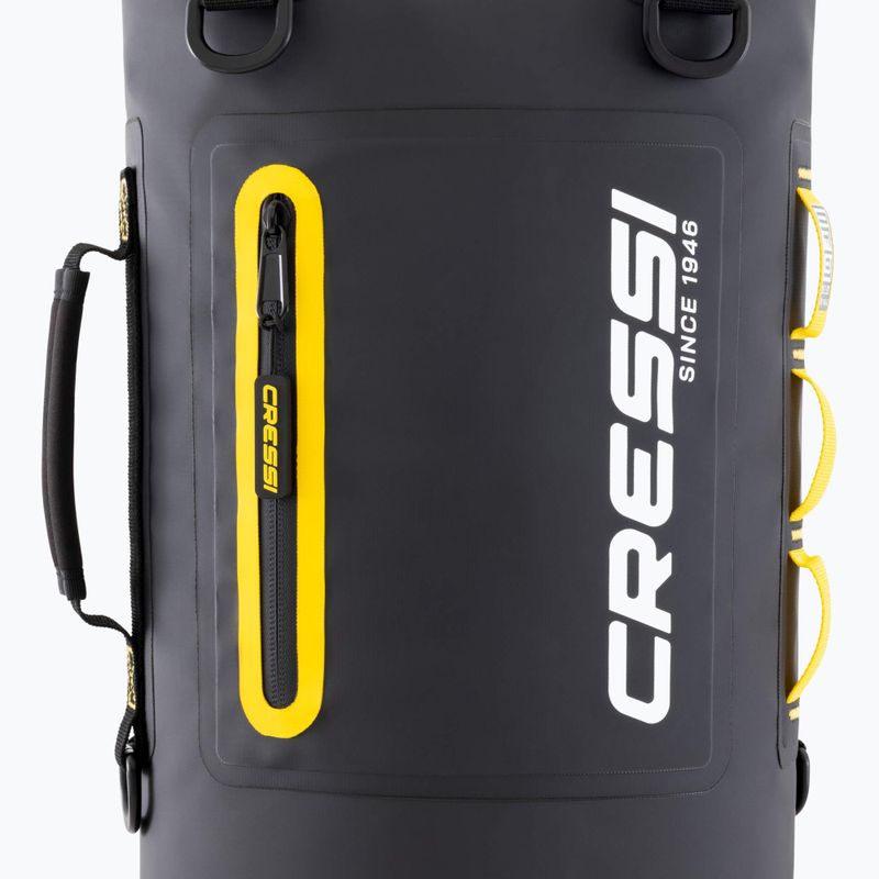 Sacca impermeabile Cressi Ocelot Dry Bag 20 l black/yellow 3