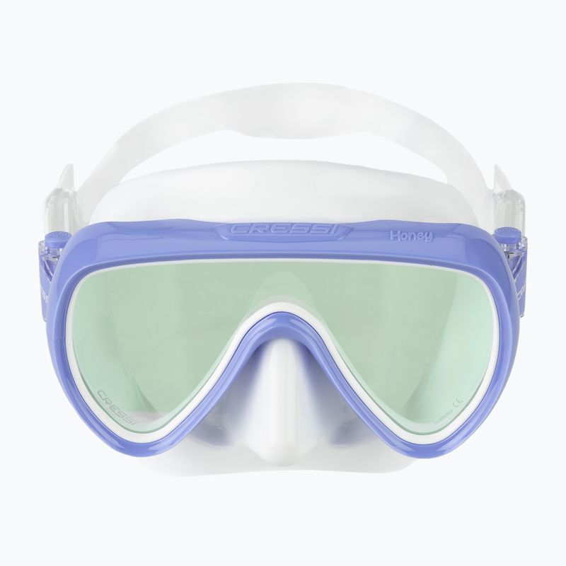 Maschera da sub donna Cressi Honey 420 UV white/lilac/blue/orange 2