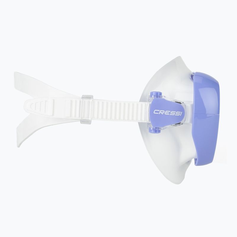 Maschera da sub donna Cressi Honey 420 UV white/lilac/blue/orange 3