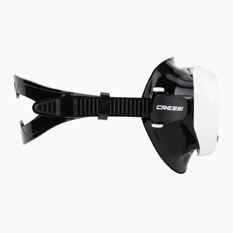 Maschera da sub donna Cressi Honey 420 UV black/white/yellow/blue 3