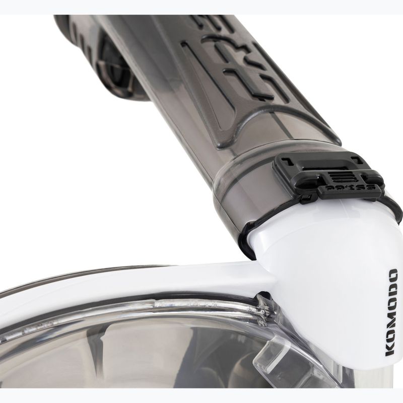 Maschera facciale integrale per snorkeling Cressi Komodo Full Face white/black 7