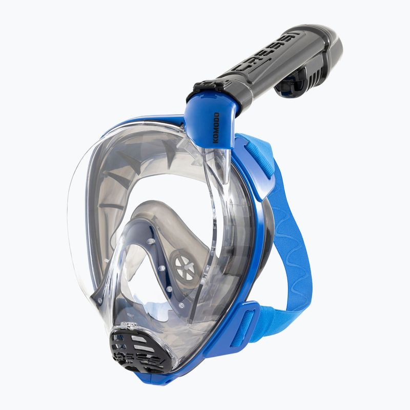 Maschera facciale integrale per snorkeling Cressi Komodo Full Face blue/black 5