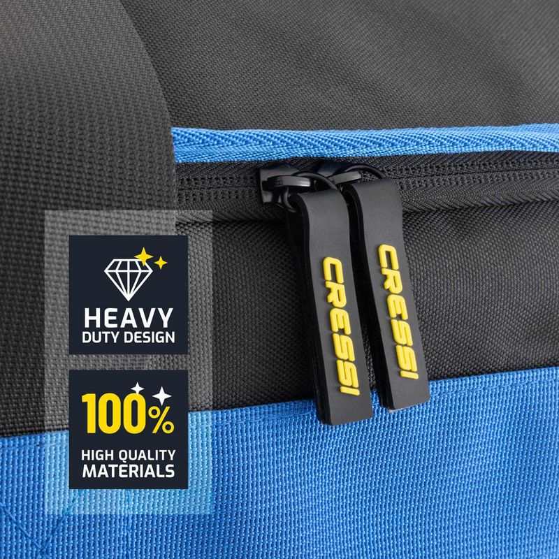 Borsa Cressi Olimpia Pool Family Duffle 45 l black/blue 7