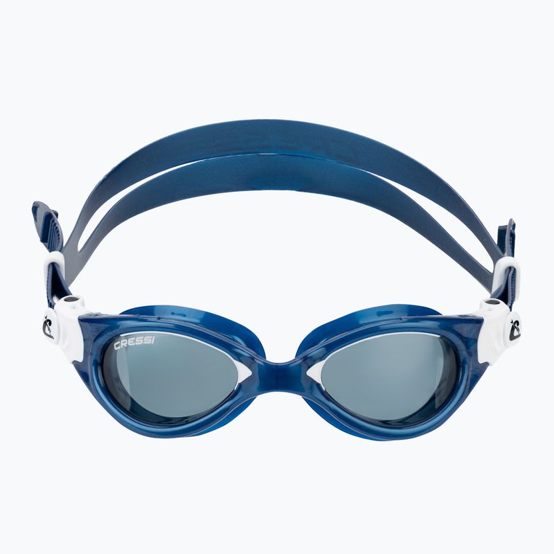 Occhialini da nuoto da donna Cressi Flash blue metal/white smoked 2