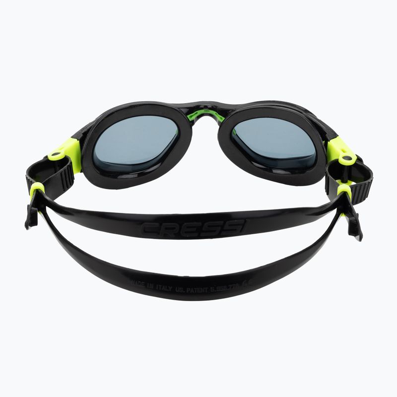 Occhialini da nuoto Cressi Flash black/lime smoked 4