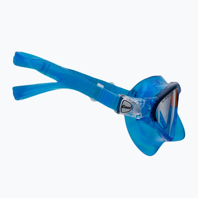 Maschera subacquea per bambini Cressi Moon blu/arancio 3