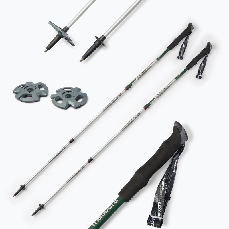 Bastoncini da trekking Masters Summit Light verdi 7