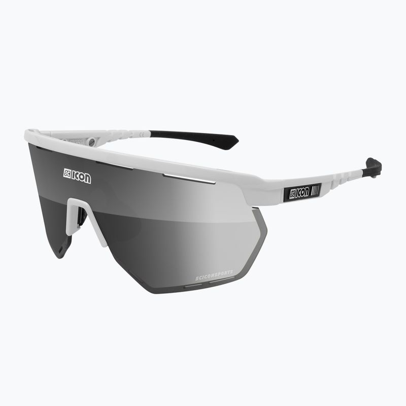 Occhiali da sole SCICON Aerowing bianco lucido/scnpp multimirror argento 2