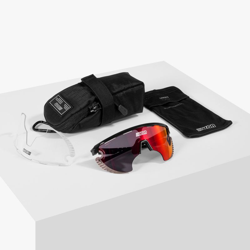 SCICON Aerowing Lamon occhiali da sole crystal gloss/scnpp multimirror rosso 7