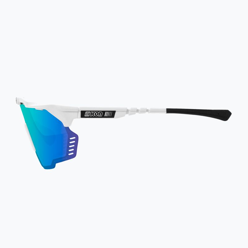 Occhiali da sole SCICON Aeroshade Kunken bianco lucido/scnpp multimirror blu 4