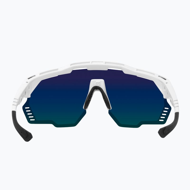 Occhiali da sole SCICON Aeroshade Kunken bianco lucido/scnpp multimirror blu 5
