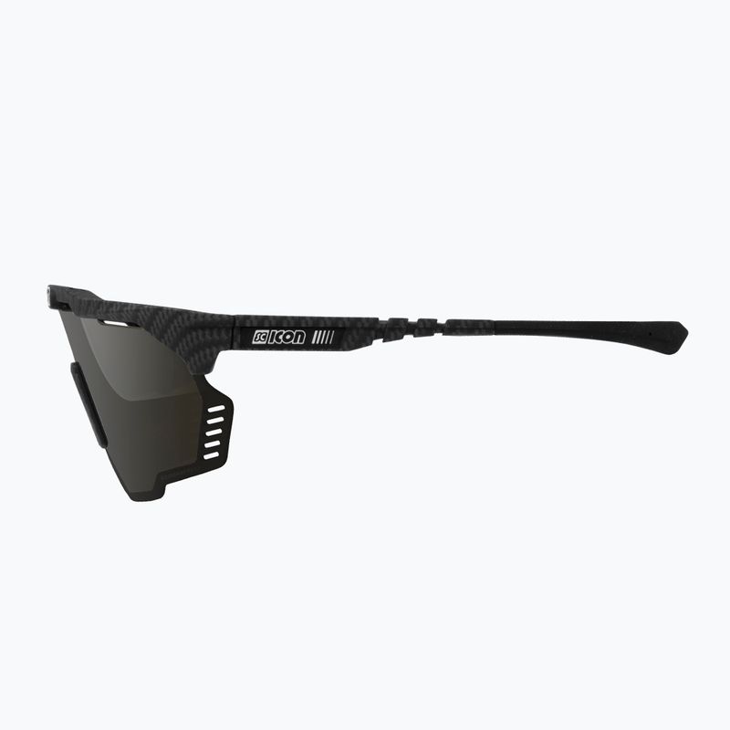 SCICON Aeroshade Kunken carbonio opaco/scnpp multimirror argento occhiali da sole 3