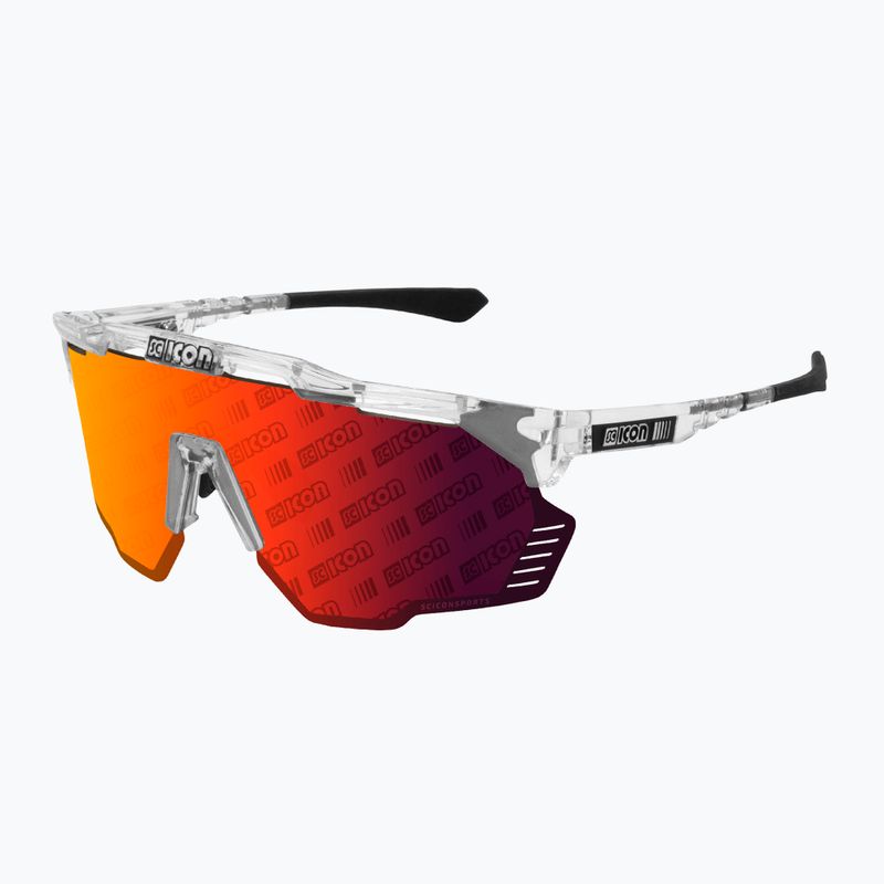 Occhiali da sole SCICON Aeroshade Kunken crystal gloss/scnpp monogram multimirror red 2
