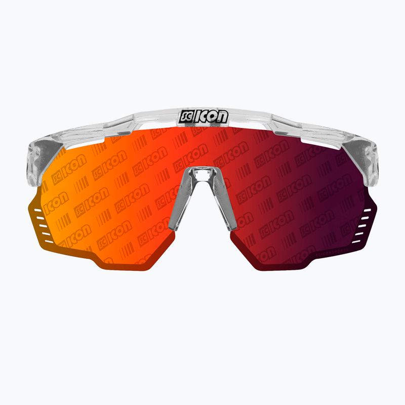 Occhiali da sole SCICON Aeroshade Kunken crystal gloss/scnpp monogram multimirror red 3