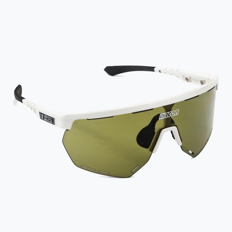 Occhiali da sole SCICON Aerowing white gloss/scnpp green trail 2