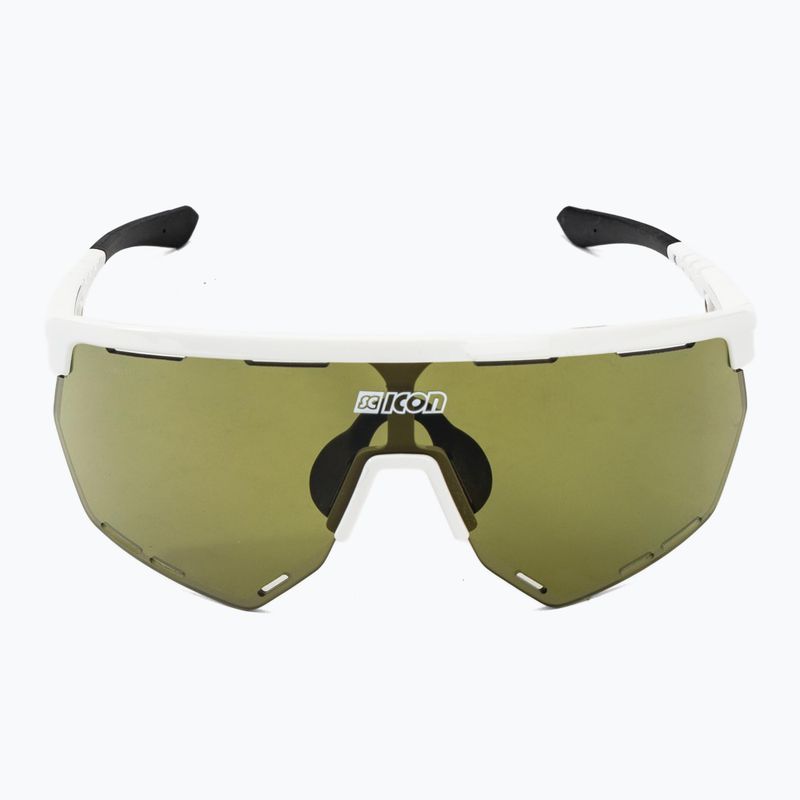 Occhiali da sole SCICON Aerowing white gloss/scnpp green trail 4